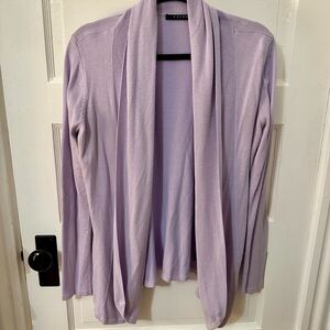 Cyrus Soft Purple Open Front Cardigan